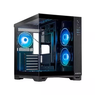 Kućište CHIEFTEC VISIO, ATX, 1x USB-C 3.2, 2x USB 3.0, 6x 120 mm ARGB ventilator, crna