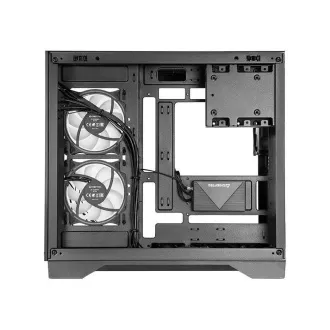 Kućište CHIEFTEC VISIO, ATX, 1x USB-C 3.2, 2x USB 3.0, 6x 120 mm ARGB ventilator, crna