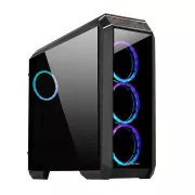 CHIEFTEC kućište STALLION II, ATX, 1x USB-C 3.2, 2x USB 3.1, 1x USB 2.0, 4x 120 mm RGB ventilator, crna