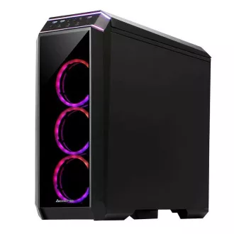CHIEFTEC kućište STALLION II, ATX, 1x USB-C 3.2, 2x USB 3.1, 1x USB 2.0, 4x 120 mm RGB ventilator, crna