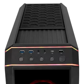CHIEFTEC kućište STALLION II, ATX, 1x USB-C 3.2, 2x USB 3.1, 1x USB 2.0, 4x 120 mm RGB ventilator, crna