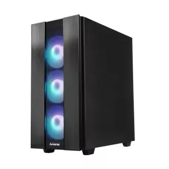CHIEFTEC kućište HUNTER 2, ATX, 1x USB-C, 1x USB 3.1, 4x 120mm ARGB ventilator, ARGB Hub, crna CHIEFTEC kućište HUNTER 2, ATX, 1x USB-C, 1x USB 3.1, 4x 120mm ARGB ventilator, ARGB Hub, crna