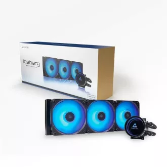 CHIEFTEC Iceberg 360 CPU vodeno hlađenje, 2x360 mm ARGB, ARGB vodeni blok, LGA1851, AM5, crna CHIEFTEC Iceberg 360 CPU vodeno hlađenje, 2x360 mm ARGB, ARGB vodeni blok, LGA1851, AM5, crna
