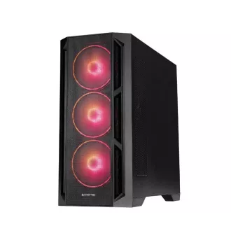 CHIEFTEC kućište APEX LUMO, E-ATX, 1x USB-C 3.2, 2x USB 3.0, 4x 140mm ARGB ventilator, ARGB Hub, crna