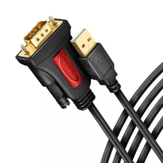 AXAGON ADS-1PSN, USB-A 2.0 - serijski RS-232 DB9-M Prolific adapter / kabel 1.5m