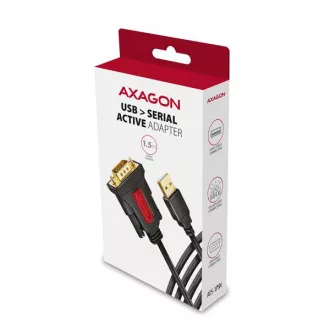 AXAGON ADS-1PSN, USB-A 2.0 - serijski RS-232 DB9-M Prolific adapter / kabel 1.5m