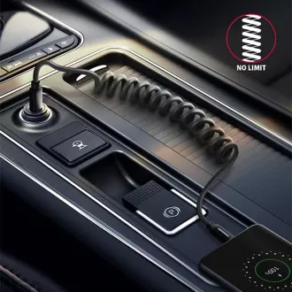 AXAGON BUCM-CM20TB, TWISTER kabel USB-C <-> USB-C, 1.1m, USB 2.0, PD 60W 3A, ALU, tpe, crni