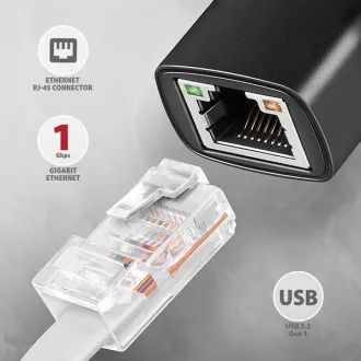AXAGON ADE-ARC, USB-C 3.2 Gen 1 - Gigabit Ethernet mrežna kartica, Realtek 8153, auto instalacija