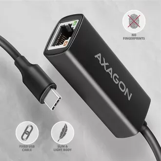 AXAGON ADE-ARC, USB-C 3.2 Gen 1 - Gigabit Ethernet mrežna kartica, Realtek 8153, auto instalacija