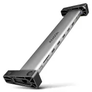 AXAGON HMC-10HLS, USB 5Gbps hub, 4x USB-A, HDMI 4k/60Hz, RJ-45 GLAN, SD/mSD, PD 100W, USB-C kabel 25cm