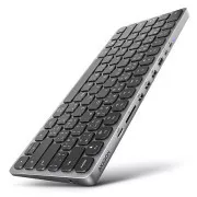 AXAGON HMC-KB-CS, USB 5Gbps hub sa CZ/SK tipkovnicom, HDMI 4K/60Hz, 3x USB-A, SD/mSD, audio, PD 100W, USB-C kabel 60cm