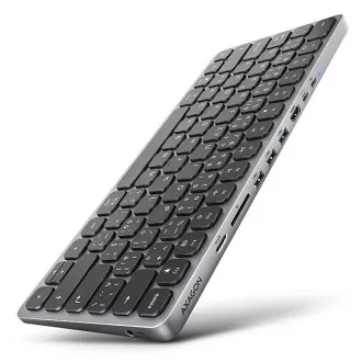 AXAGON HMC-KB-CS, USB 5Gbps hub sa CZ/SK tipkovnicom, HDMI 4K/60Hz, 3x USB-A, SD/mSD, audio, PD 100W, USB-C kabel 60cm AXAGON HMC-KB-CS, USB 5Gbps hub sa CZ/SK tipkovnicom, HDMI 4K/60Hz, 3x USB-A, SD/mSD, audio, PD 100W, USB-C kabel 60cm