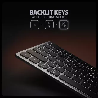AXAGON HMC-KB-CS, USB 5Gbps hub sa CZ/SK tipkovnicom, HDMI 4K/60Hz, 3x USB-A, SD/mSD, audio, PD 100W, USB-C kabel 60cm AXAGON HMC-KB-CS, USB 5Gbps hub sa CZ/SK tipkovnicom, HDMI 4K/60Hz, 3x USB-A, SD/mSD, audio, PD 100W, USB-C kabel 60cm