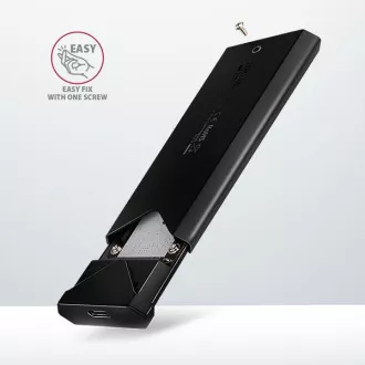 AXAGON EEM2-UB2, USB-C 10Gbps - M.2 NVMe SSD ARROW kutija, crna