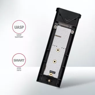 AXAGON EEM2-UB2, USB-C 10Gbps - M.2 NVMe SSD ARROW kutija, crna