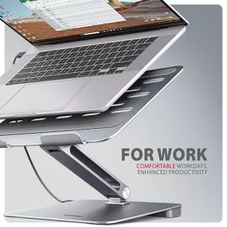 AXAGON HMC-STND, stalak za prijenosna računala od 10"-17", USB 5Gbps hub, 3x USB-A, HDMI 4k/60Hz, RJ-45, PD 100W, USB-C kabel 60 cm AXAGON HMC-STND, stalak za prijenosna računala od 10"-17", USB 5Gbps hub, 3x USB-A, HDMI 4k/60Hz, RJ-45, PD 100W, USB-C kabel 60 cm