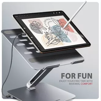 AXAGON HMC-STND, stalak za prijenosna računala od 10"-17", USB 5Gbps hub, 3x USB-A, HDMI 4k/60Hz, RJ-45, PD 100W, USB-C kabel 60 cm AXAGON HMC-STND, stalak za prijenosna računala od 10"-17", USB 5Gbps hub, 3x USB-A, HDMI 4k/60Hz, RJ-45, PD 100W, USB-C kabel 60 cm