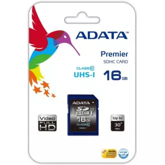 ADATA SDHC kartica 16GB Premier UHS-I Class 10 ADATA SDHC kartica 16GB Premier UHS-I Class 10
