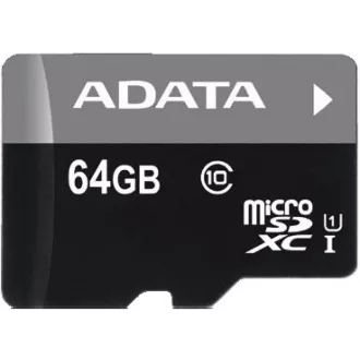 ADATA MicroSDXC kartica 64GB Premier UHS-I Class 10 + SD adapter