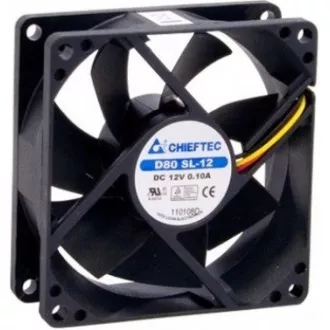 CHIEFTEC ventilator AF-0825S, 80x80x25 mm Sleeve Fan, s 3/4pin konektorom CHIEFTEC ventilator AF-0825S, 80x80x25 mm Sleeve Fan, s 3/4pin konektorom