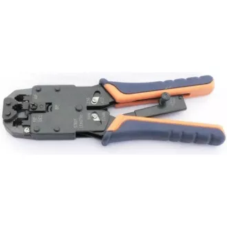 PROFI kliješta za stezanje sa čegrtaljkom za RJ10, RJ11, RJ12, RJ45, DEC konektore PROFI kliješta za stezanje sa čegrtaljkom za RJ10, RJ11, RJ12, RJ45, DEC konektore