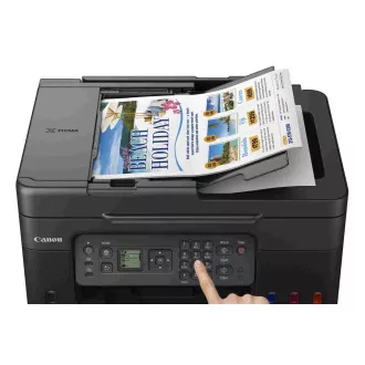 Canon PIXMA Printer crni G4470 (punjivi spremnici tinte) - MF (ispis, fotokopiranje, skeniranje, faks), USB, Wi-Fi - A4 11/min.
