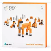 PIXIO Orange magnetski komplet s životinjama