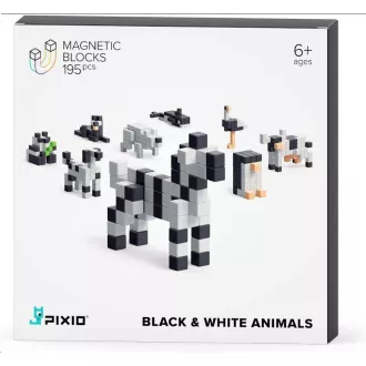 PIXIO Crno-bijele životinje magnetski komplet PIXIO Crno-bijele životinje magnetski komplet