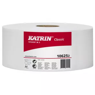 Toaletni papir Jumbo 230mm 2vrs. Katrin Classic Gigant M bijela Toaletni papir Jumbo 230mm 2vrs. Katrin Classic Gigant M bijela