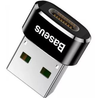 Baseus adapter USB muški na USB-C ženski 3A, OTG, crni