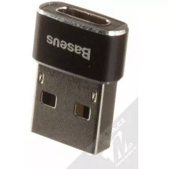Baseus adapter USB muški na USB-C ženski 3A, OTG, crni
