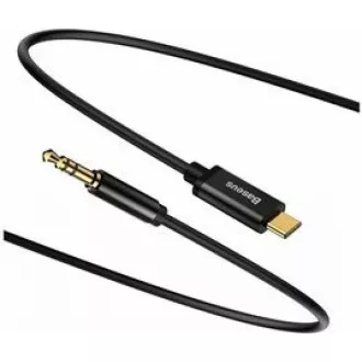 Audio kabel Baseus Yiven serije USB-C / 3, 5 mm Jack 1, 2 m, crni