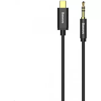 Audio kabel Baseus Yiven serije USB-C / 3, 5 mm Jack 1, 2 m, crni