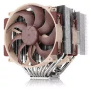NOCTUA hladnjak za CPU NH-D15 G2, 2x 140 mm, LGA1851, AM5, smeđi/srebrni