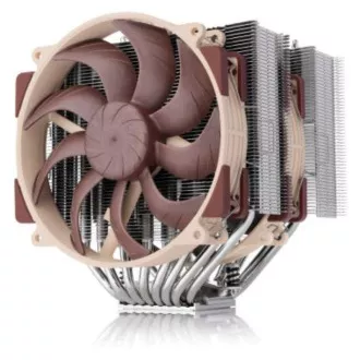 NOCTUA hladnjak za CPU NH-D15 G2 LBC, 2x 140 mm, LGA1851, AM5, smeđi/srebrni