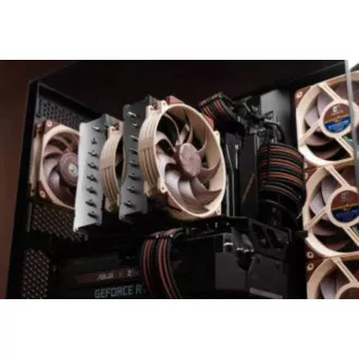 NOCTUA hladnjak za CPU NH-D15 G2 LBC, 2x 140 mm, LGA1851, AM5, smeđi/srebrni