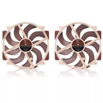 NOCTUA ventilator NF-A14x25r-G2-PWM-Sx2-PP, 2x 140 mm, smeđi