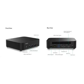 ASUS NUC 14 Essential RNUC14MNK1500002/N150 procesor/DDR5-4800 SODIMM/USB-A, C/M.2 2280/Wi-Fi/LAN/EU kabel za napajanje