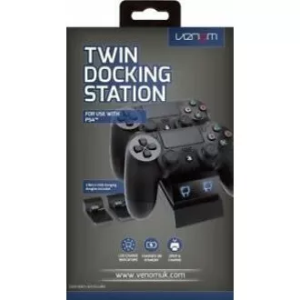 VENOM VS2732 Crna PS4 dvostruka priključna stanica VENOM VS2732 Crna PS4 dvostruka priključna stanica