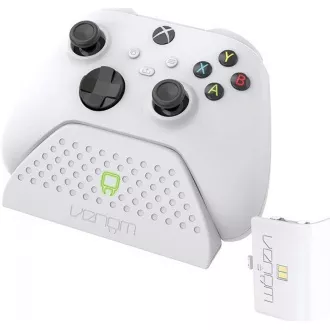 VENOM VS2870 Xbox Series S/X & One White Single Docking Station + 1 baterija