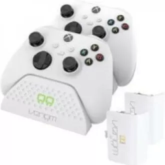 VENOM VS2871 Xbox Series S/X & One White Twin Docking Station + 2 baterije