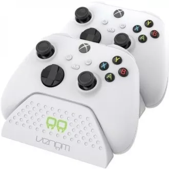 VENOM VS2871 Xbox Series S/X & One White Twin Docking Station + 2 baterije