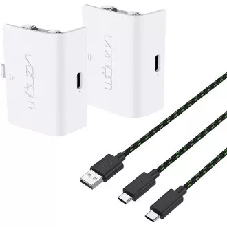 VENOM VS2872 Xbox Series S/X i jedna bijela dvostruka baterija + kabel od 3 metra