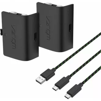 VENOM VS2882 Xbox Series S/X i jedna crna dvostruka baterija + kabel od 3 metra