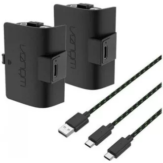 VENOM VS2883 Xbox Series S/X i jedna crna dvostruka baterija velikog kapaciteta + kabel od 3 metra