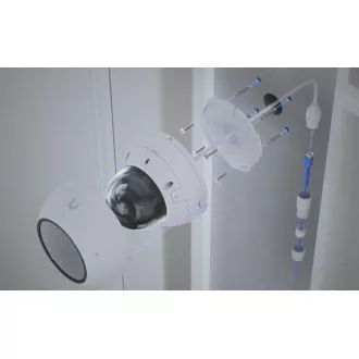 UBNT UVC-AI-Dome-B - AI Dome PoE kamera, 8MP, crna