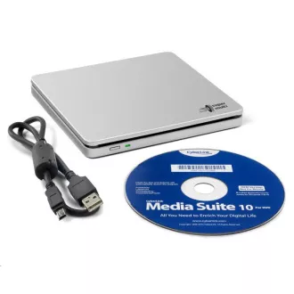 HITACHI LG - vanjski pogon DVD-W/CD-RW/DVD±R/±RW/RAM/M-DISC GP70NS50, Blade Ultra Slim, srebrni, kutija+SW HITACHI LG - vanjski pogon DVD-W/CD-RW/DVD±R/±RW/RAM/M-DISC GP70NS50, Blade Ultra Slim, srebrni, kutija+SW