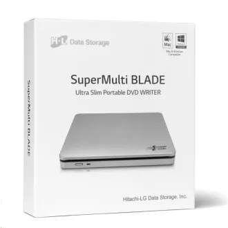 HITACHI LG - vanjski pogon DVD-W/CD-RW/DVD±R/±RW/RAM/M-DISC GP70NS50, Blade Ultra Slim, srebrni, kutija+SW HITACHI LG - vanjski pogon DVD-W/CD-RW/DVD±R/±RW/RAM/M-DISC GP70NS50, Blade Ultra Slim, srebrni, kutija+SW