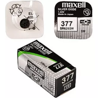 AVACOM nepunjiva gumbasta baterija 377 Maxell Silver Oxide 1 kom Blister