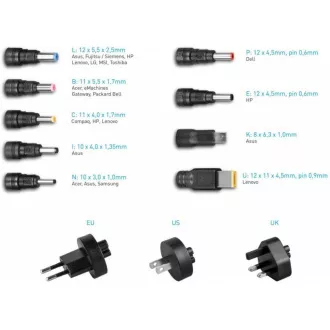 AVACOM QuickTIP 45W - univerzalni adapter za prijenosna računala + 9 konektora AVACOM QuickTIP 45W - univerzalni adapter za prijenosna računala + 9 konektora